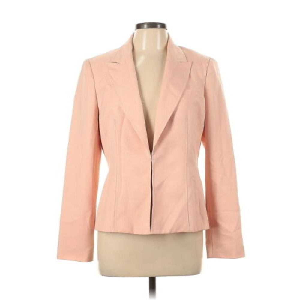 Black Label by Evan Picone Women’s Peach Blazer - Size 8